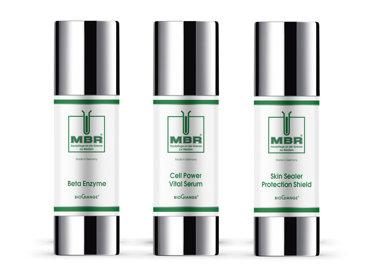 Travel Set • Beta Enzyme - Cell Power Vital Serum - Skin Sealer Protection Shield