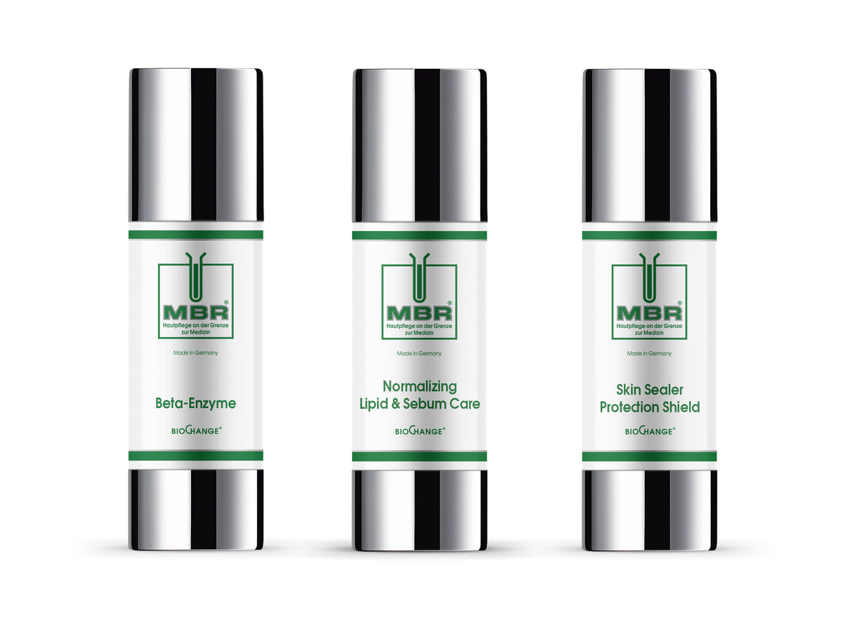 Travel Set • Beta Enzyme - Normalizing Lipid & Sebum Care - Skin Sealer Protection Shield