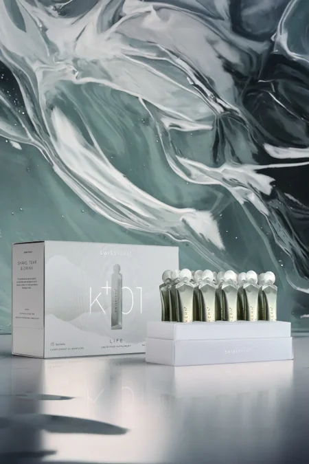 SWISSKERN K+01 Life Box Flüssige Supplements für Wohlbefinden und Langlebigkeit